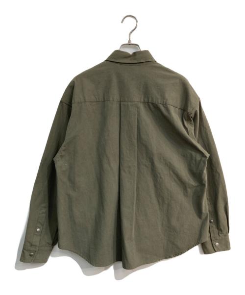 迷迭香（マンネンロウ）迷迭香 (マンネンロウ) フィッシングシャツ　MSH-1 カーキ サイズ:2の古着・服飾アイテム