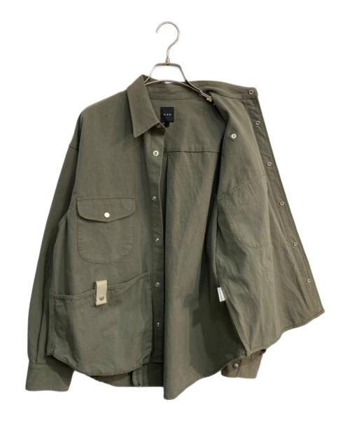 迷迭香（マンネンロウ）迷迭香 (マンネンロウ) フィッシングシャツ　MSH-1 カーキ サイズ:2の古着・服飾アイテム