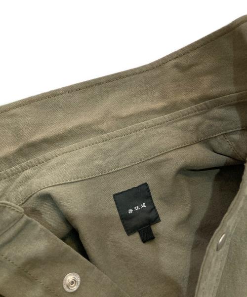 迷迭香（マンネンロウ）迷迭香 (マンネンロウ) フィッシングシャツ　MSH-1 カーキ サイズ:2の古着・服飾アイテム