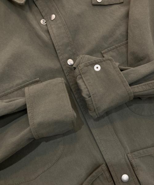 迷迭香（マンネンロウ）迷迭香 (マンネンロウ) フィッシングシャツ　MSH-1 カーキ サイズ:2の古着・服飾アイテム