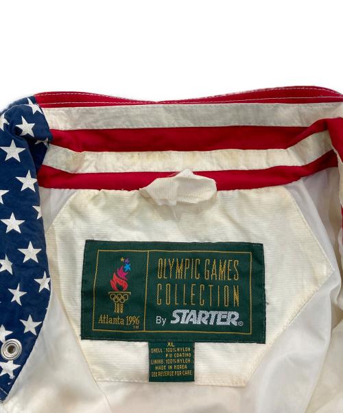 STARTER（スターター）STARTER (スターター) アノラックパーカー 90‘S  アイボリー×ネイビー サイズ:XLの古着・服飾アイテム