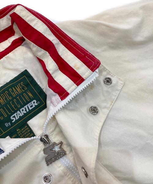 STARTER（スターター）STARTER (スターター) アノラックパーカー 90‘S  アイボリー×ネイビー サイズ:XLの古着・服飾アイテム