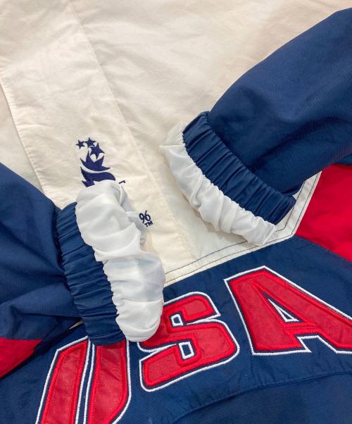 STARTER（スターター）STARTER (スターター) アノラックパーカー 90‘S  アイボリー×ネイビー サイズ:XLの古着・服飾アイテム