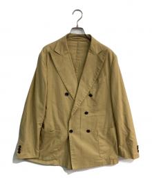 la favola（ラ ファーヴォラ）の古着「コットンダブルジャケット　laf J08a-20109」｜ベージュ