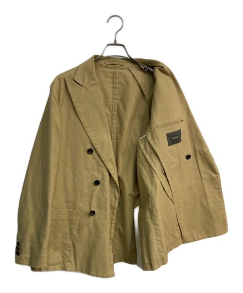 la favola（ラ ファーヴォラ）la favola (ラ ファーヴォラ) コットンダブルジャケット　laf J08a-20109 ベージュ サイズ:1の古着・服飾アイテム