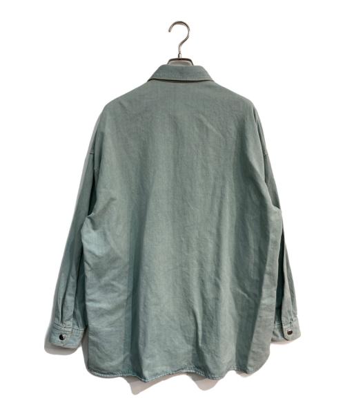 THE RERACS（ザ リラクス）THE RERACS (ザ リラクス) DENIM SHIRTS　22SS-REBL-301L-J ライトインディゴ サイズ:Freeの古着・服飾アイテム