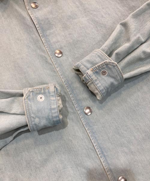 THE RERACS（ザ リラクス）THE RERACS (ザ リラクス) DENIM SHIRTS　22SS-REBL-301L-J ライトインディゴ サイズ:Freeの古着・服飾アイテム
