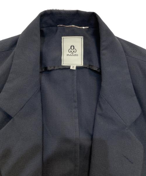 MANDO（マンドー）MANDO (マンドー) テーラードジャケット　21193-100 グレー サイズ:2の古着・服飾アイテム