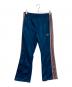 Needles（ニードルズ）の古着「Boot-Cut Track Pant-Poly Smooth　IN183」｜ネイビー×ピンク