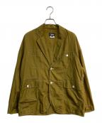 GANRYUガンリュウ）の古着「ステッチジャケット　 AD2011　EI-J009」｜ブラウン