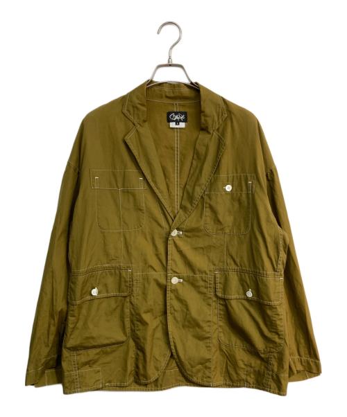 GANRYU（ガンリュウ）GANRYU (ガンリュウ) ステッチジャケット　 AD2011　EI-J009 ブラウン サイズ:Sの古着・服飾アイテム