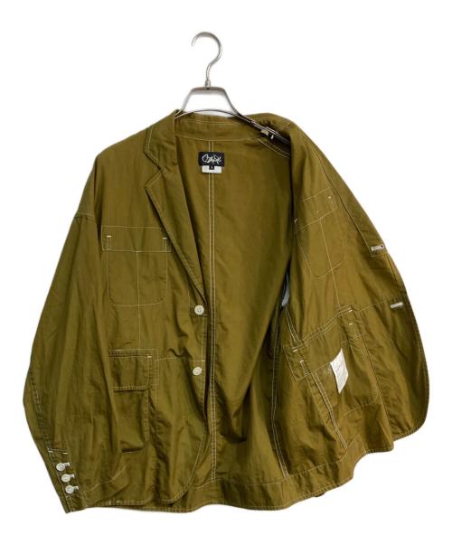 GANRYU（ガンリュウ）GANRYU (ガンリュウ) ステッチジャケット　 AD2011　EI-J009 ブラウン サイズ:Sの古着・服飾アイテム