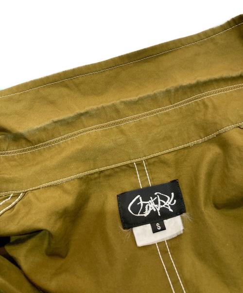 GANRYU（ガンリュウ）GANRYU (ガンリュウ) ステッチジャケット　 AD2011　EI-J009 ブラウン サイズ:Sの古着・服飾アイテム