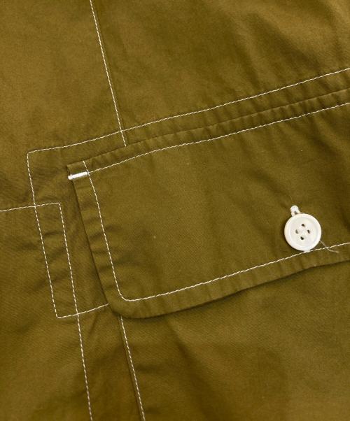 GANRYU（ガンリュウ）GANRYU (ガンリュウ) ステッチジャケット　 AD2011　EI-J009 ブラウン サイズ:Sの古着・服飾アイテム