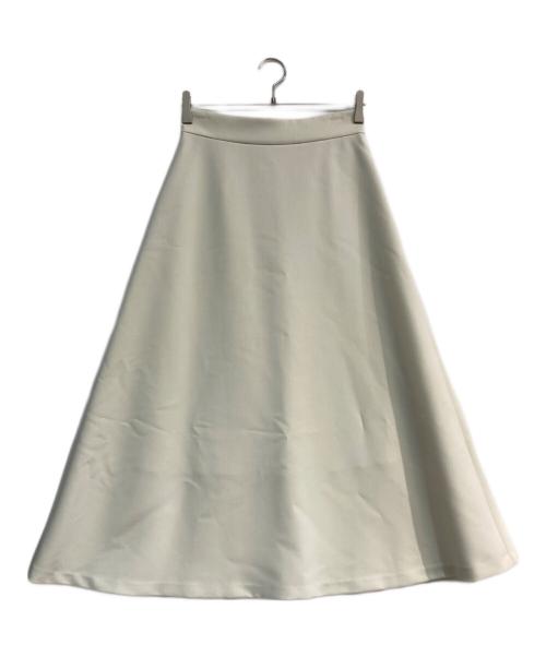 SLOBE IENA（スローブ イエナ）SLOBE IENA (スローブ イエナ) ダブルクロスフレアスカート アイボリー サイズ:38の古着・服飾アイテム