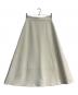 SLOBE IENA（スローブ イエナ）の古着「ダブルクロスフレアスカート」｜アイボリー