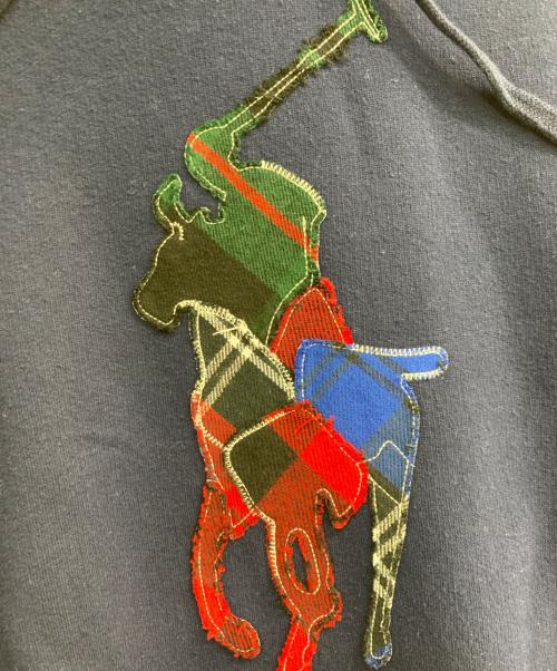 POLO RALPH LAUREN（ポロ・ラルフローレン）POLO RALPH LAUREN (ポロ・ラルフローレン) ロゴパーカー ネイビー サイズ:XXLの古着・服飾アイテム