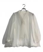 Apuweiser-richeアプワイザーリッシェ）の古着「2WAYチュールブラウス」｜ホワイト