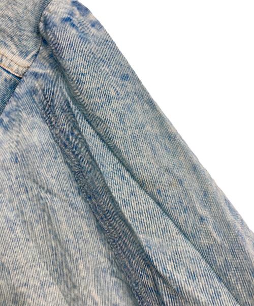 DIESEL（ディーゼル）DIESEL (ディーゼル) J-MAR デニムプリントブルゾン ブルー サイズ:48の古着・服飾アイテム