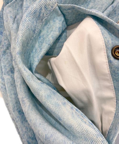 DIESEL（ディーゼル）DIESEL (ディーゼル) J-MAR デニムプリントブルゾン ブルー サイズ:48の古着・服飾アイテム