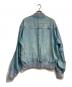 DIESEL (ディーゼル) J-MAR デニムプリントブルゾン ブルー サイズ:48：7000円