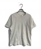 AMI Alexandre Mattiussiアミアレクサンドルマテュッシ）の古着「ハートロゴ刺繍半袖Tシャツ　E22UTS002.726」｜ホワイト