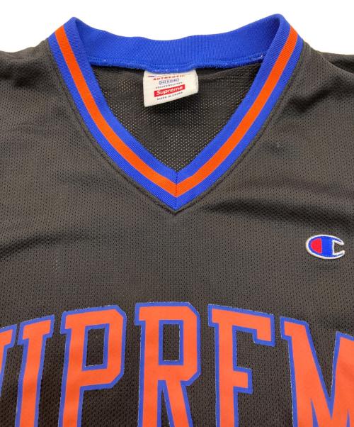 Champion（チャンピオン）Champion (チャンピオン) Supreme (シュプリーム) Shooting Jersey ブラック サイズ:Mの古着・服飾アイテム