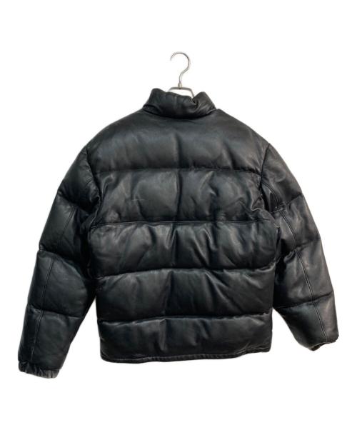 Schott（ショット）Schott (ショット) レザーダウンジャケット　1497604158 ブラック サイズ:38の古着・服飾アイテム