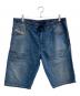 DIESEL（ディーゼル）の古着「ハーフパンツ　2033D-KROOLEY-SHORT」｜インディゴ