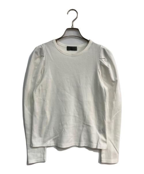 uncrave（アンクレイヴ）uncrave (アンクレイヴ) ダブルフェイスジャージー ボリュームスリーブカットソー　KK.UV.NW.0208 ホワイト サイズ:1の古着・服飾アイテム