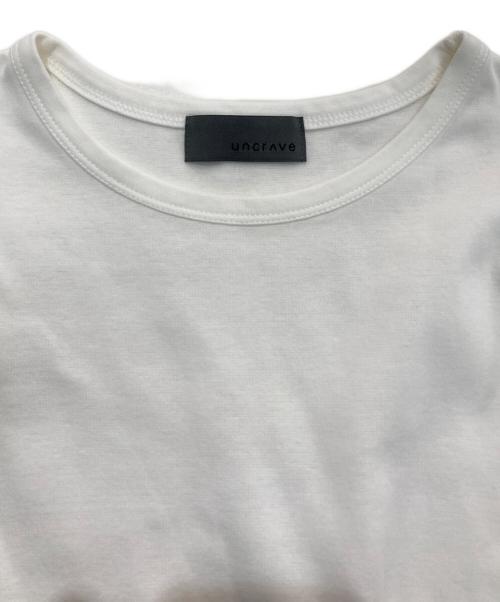 uncrave（アンクレイヴ）uncrave (アンクレイヴ) ダブルフェイスジャージー ボリュームスリーブカットソー　KK.UV.NW.0208 ホワイト サイズ:1の古着・服飾アイテム