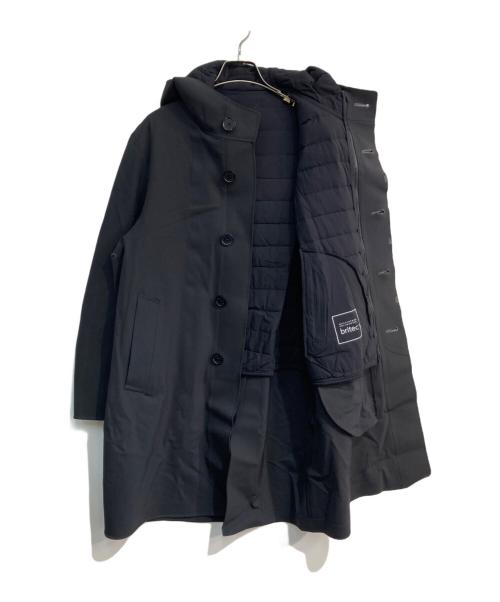 MACKINTOSH PHILOSOPHY（マッキントッシュ フィロソフィー）MACKINTOSH PHILOSOPHY (マッキントッシュ フィロソフィー) BRITECダウンライナー付フーデッドコート ブラック サイズ:38の古着・服飾アイテム