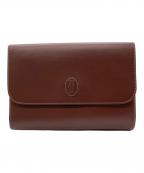 Cartierカルティエ）の古着「セカンドバッグ」｜ボルドー