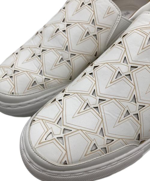 MODELLO（モデロ）MODELLO (モデロ) スリッポンスニーカー ホワイト サイズ:24cmの古着・服飾アイテム