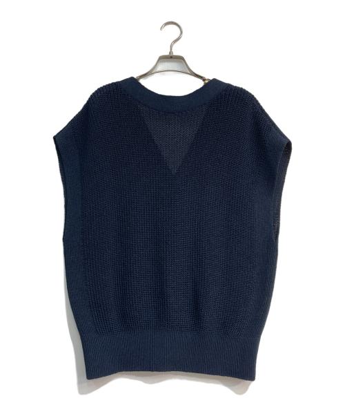 Noble（ノーブル）Noble (ノーブル) Newペーパーヤーンベスト ネイビー サイズ:Freeの古着・服飾アイテム