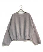 Nobleノーブル）の古着「スポンジシアーニットプルオーバー」｜グレー