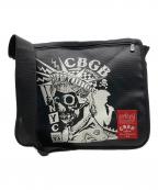 Manhattan Portage×CBGBマンハッタンポーテージ×シービージービー）の古着「メッセンジャーバッグ」｜ブラック