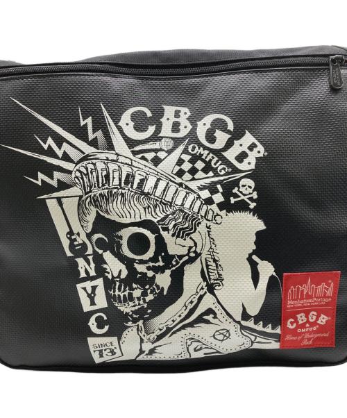 Manhattan Portage（マンハッタンポーテージ）Manhattan Portage (マンハッタンポーテージ) CBGB (シービージービー) メッセンジャーバッグ ブラック サイズ:Freeの古着・服飾アイテム