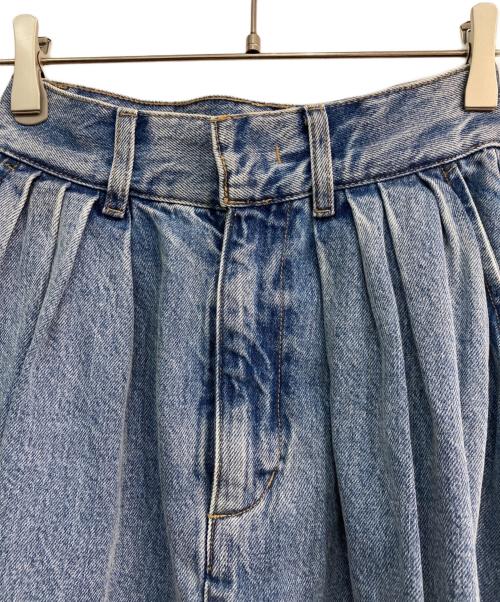 edition（エディション）edition (エディション) コットン デニムフレアSK インディゴ サイズ:34の古着・服飾アイテム