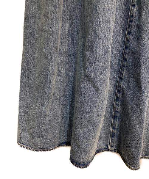 edition（エディション）edition (エディション) コットン デニムフレアSK インディゴ サイズ:34の古着・服飾アイテム