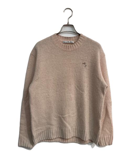 Acne studios（アクネ ストゥディオス）ACNE STUDIOS (アクネ ストゥディオス) クルーネック ウールセーター　FN-MN-KNIT000446 ピンク サイズ:Sの古着・服飾アイテム