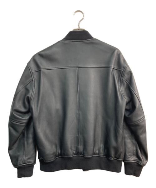 BEAUTY&YOUTH UNITED ARROWS（ビューティーアンドユースユナイテッドアローズ）BEAUTY&YOUTH UNITED ARROWS (ビューティーアンドユースユナイテッドアローズ) シープレザー ボンバー ジャケット ブラック サイズ:Lの古着・服飾アイテム