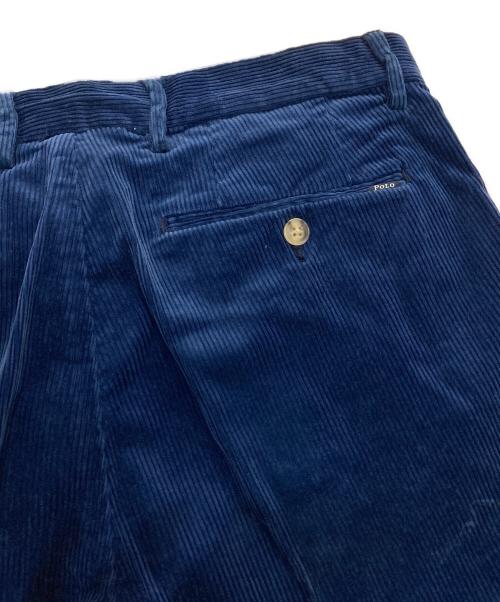 POLO RALPH LAUREN（ポロ・ラルフローレン）POLO RALPH LAUREN (ポロ・ラルフローレン) コーデュロイパンツ　stretch classic fit ブルー サイズ:W32×L32の古着・服飾アイテム