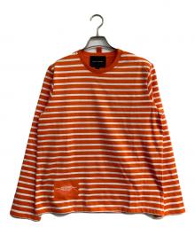MARC JACOBS（マークジェイコブズ）の古着「ボーダーカットソー」｜オレンジ