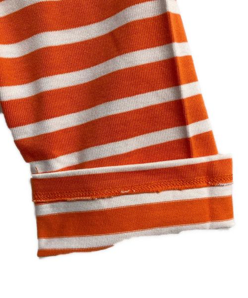 MARC JACOBS（マークジェイコブズ）MARC JACOBS (マークジェイコブス) ボーダーカットソー オレンジ サイズ:SIZEM 未使用品の古着・服飾アイテム