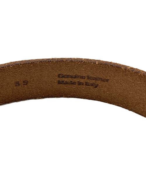 eleventy（イレブンティ）eleventy (イレブンティ) レザーベルト ブラウン 未使用品の古着・服飾アイテム