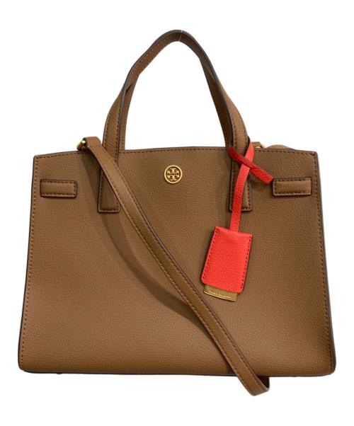 TORY BURCH（トリーバーチ）TORY BURCH (トリーバーチ) 2WAYバッグ ブラウンの古着・服飾アイテム