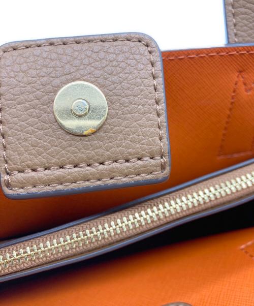 TORY BURCH（トリーバーチ）TORY BURCH (トリーバーチ) 2WAYバッグ ブラウンの古着・服飾アイテム