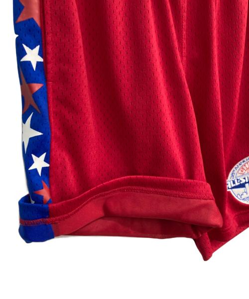MITCHELL & NESS（ミッチェルアンドネス）MITCHELL & NESS (ミッチェルアンドネス) ハーフパンツ レッド サイズ:Mの古着・服飾アイテム