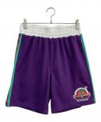 MITCHELL & NESSミッチェルアンドネス）の古着「ハーフパンツ」｜パープル